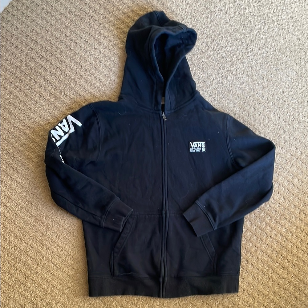Vans Black Zip-Up Hoodie